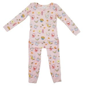 Pink Bamboo Loungewear Set